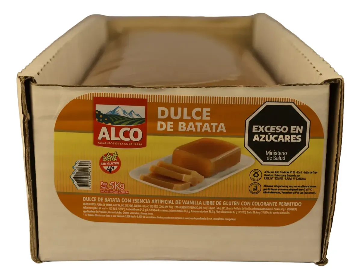 Dulce de Batata x 5 kg