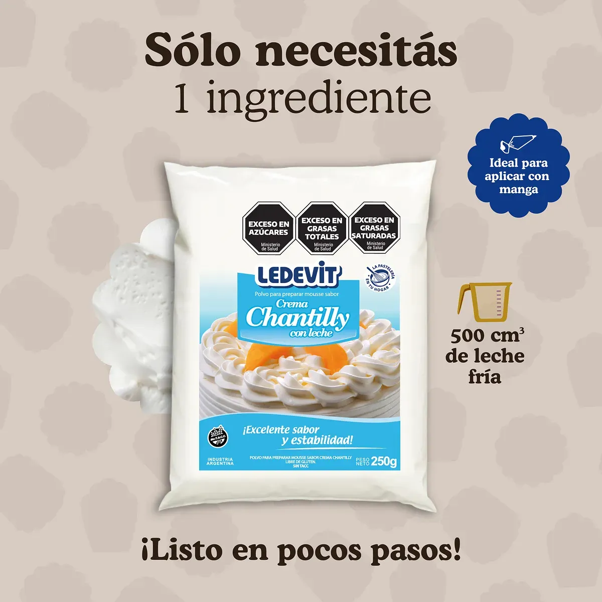Polvo para Chantilly 250 g