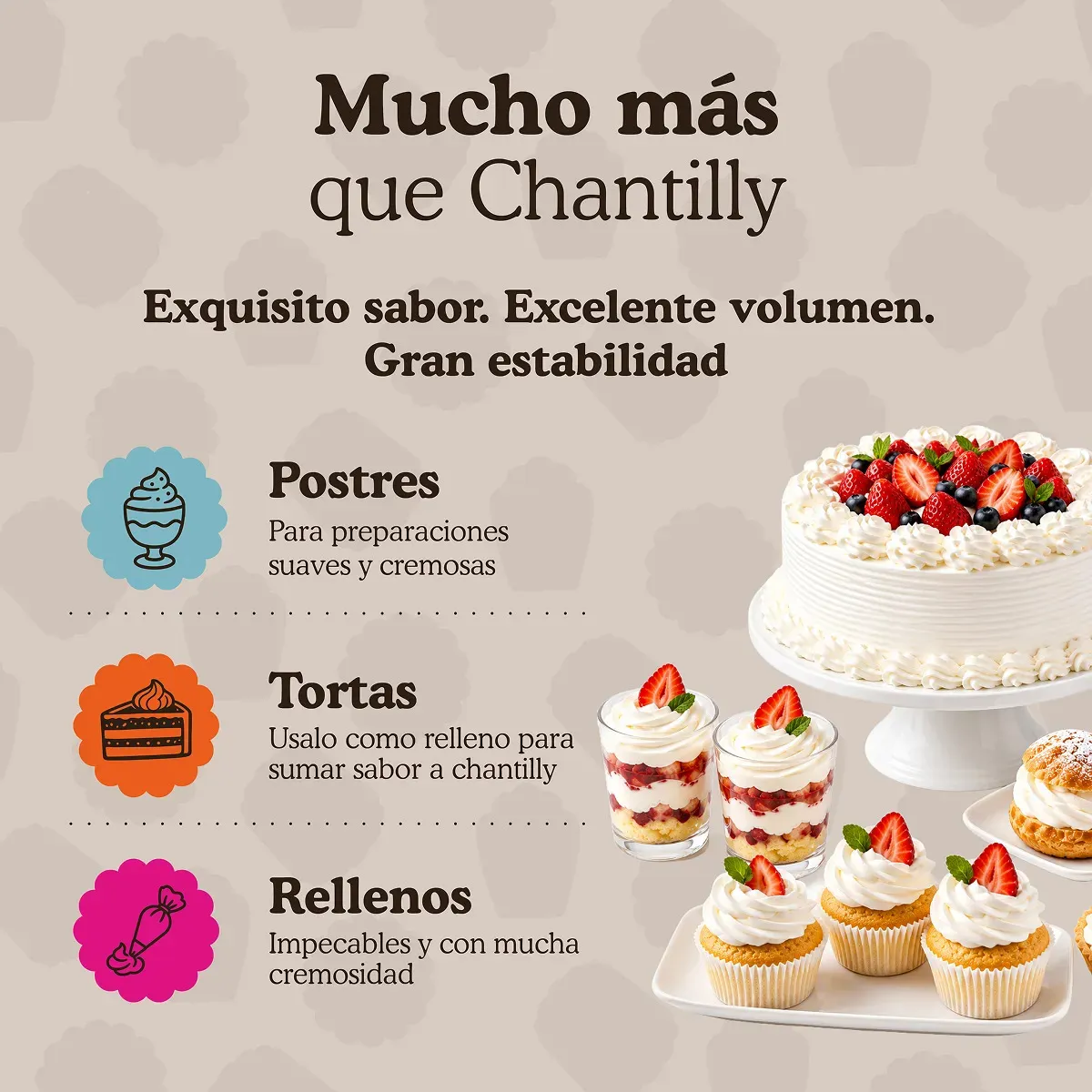 Polvo para Chantilly 250 g