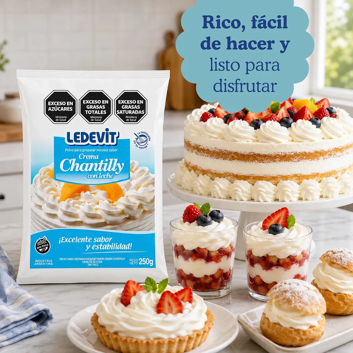 Polvo para Chantilly 250 g