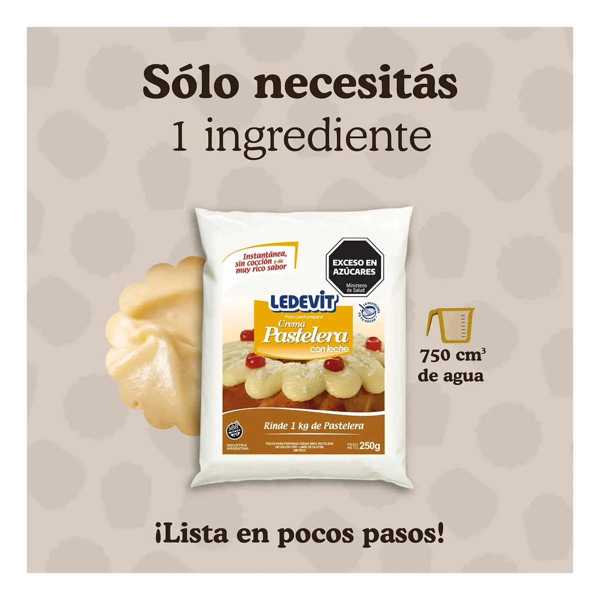 Polvo para Crema Pastelera 250 g