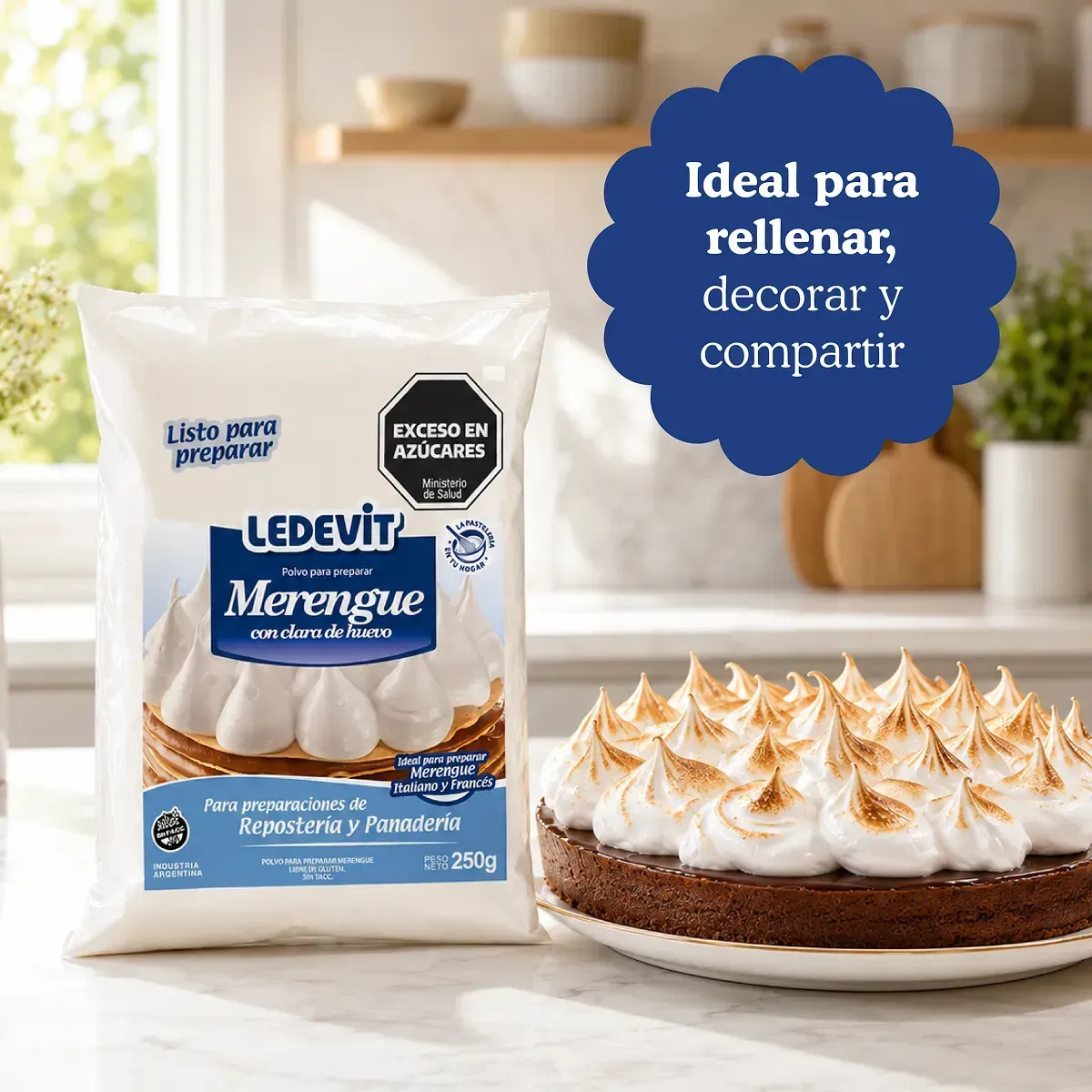 Polvo para preparar Merengue 250 g