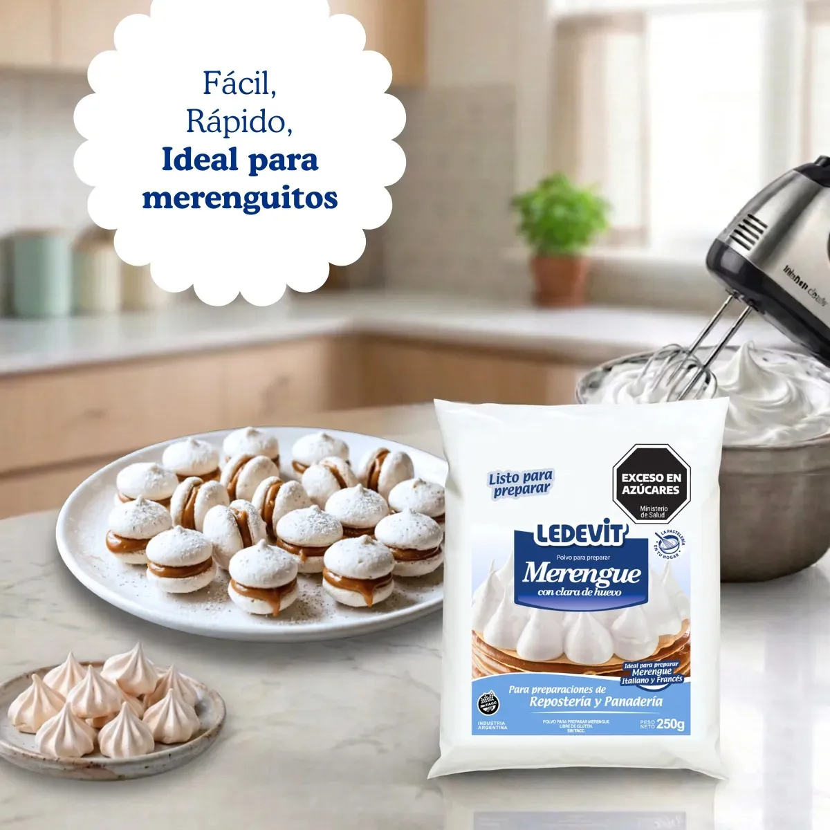 Polvo para preparar Merengue 250 g