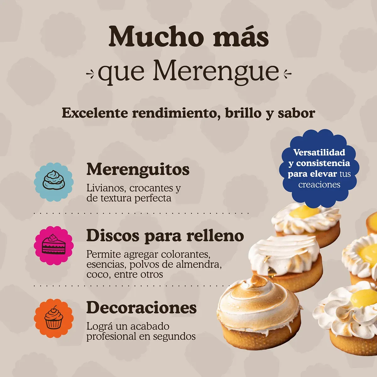 Polvo para preparar Merengue 4 kg