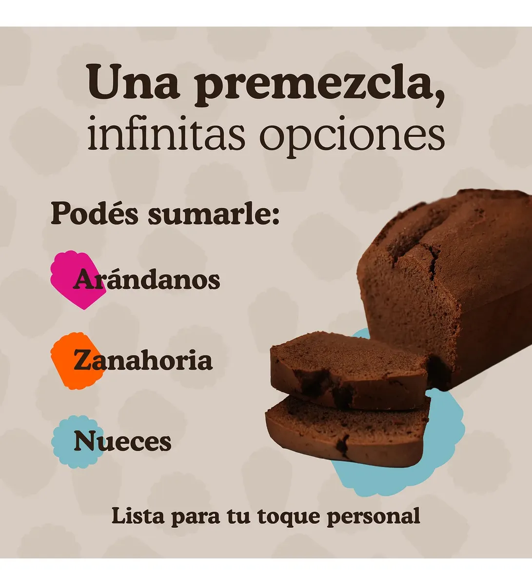 Premezcla para Budín de Chocolate 500 g