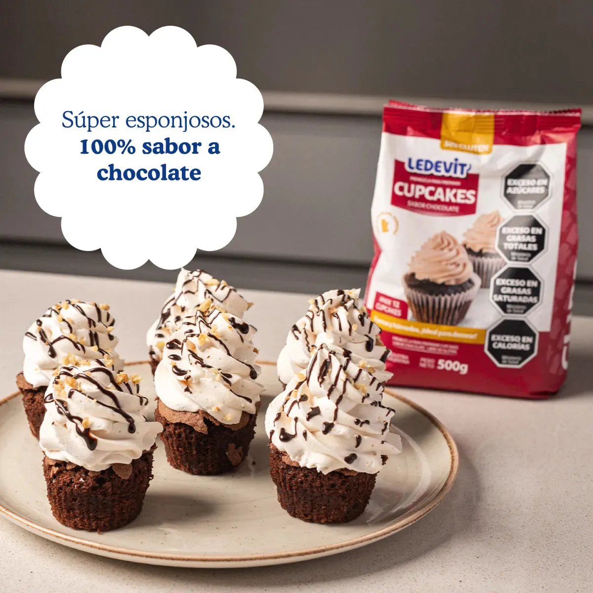 Premezcla Cupcakes Chocolate 500 g
