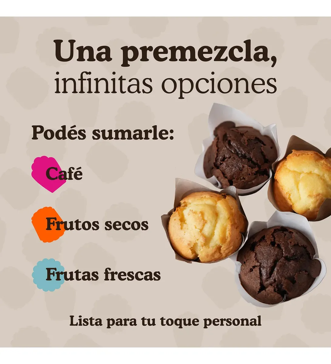 Premezcla Cupcakes Vainilla 500 g